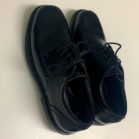 Nunn Bush Men’s Oxfords Black Dynamic Comfort Dress Shoe - Picture 5 of 5